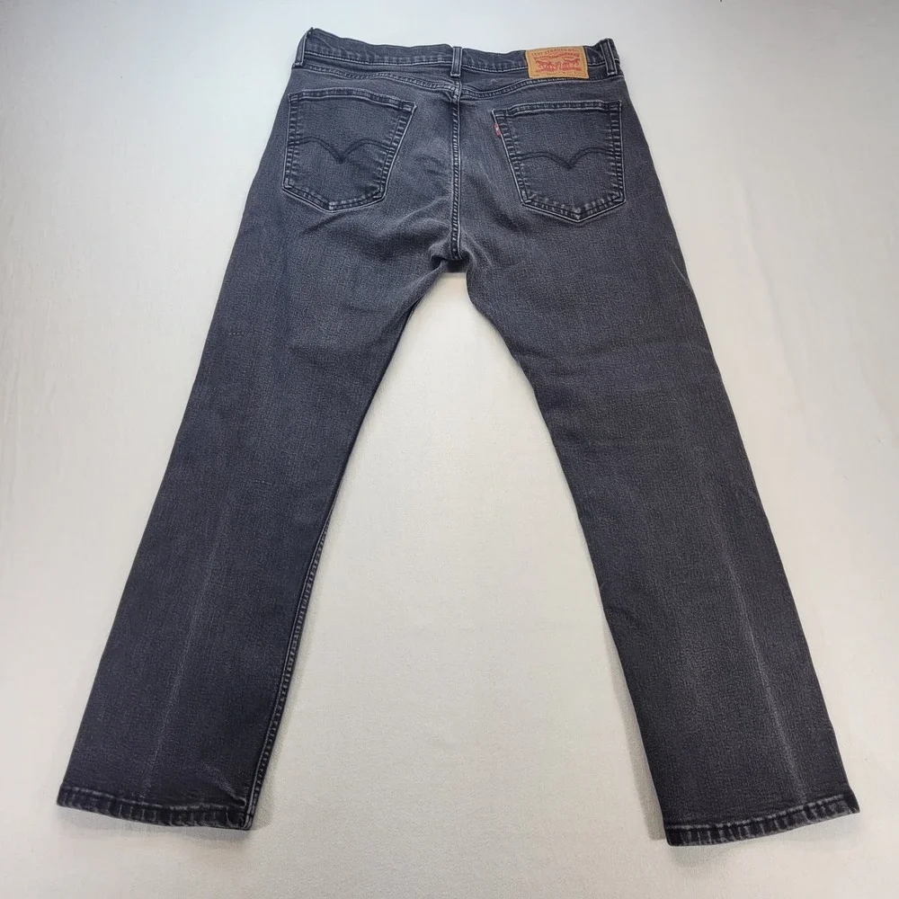 Levi's‎ 506 Straight Leg Jeans Mens 36x30 Black Faded Denim